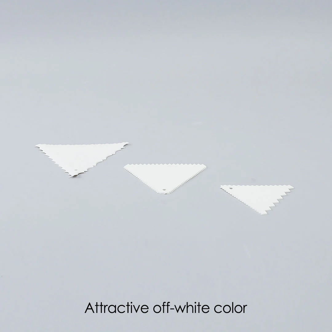 Ambrosia Cake Scrapers (3-in-1) - White - Image 5