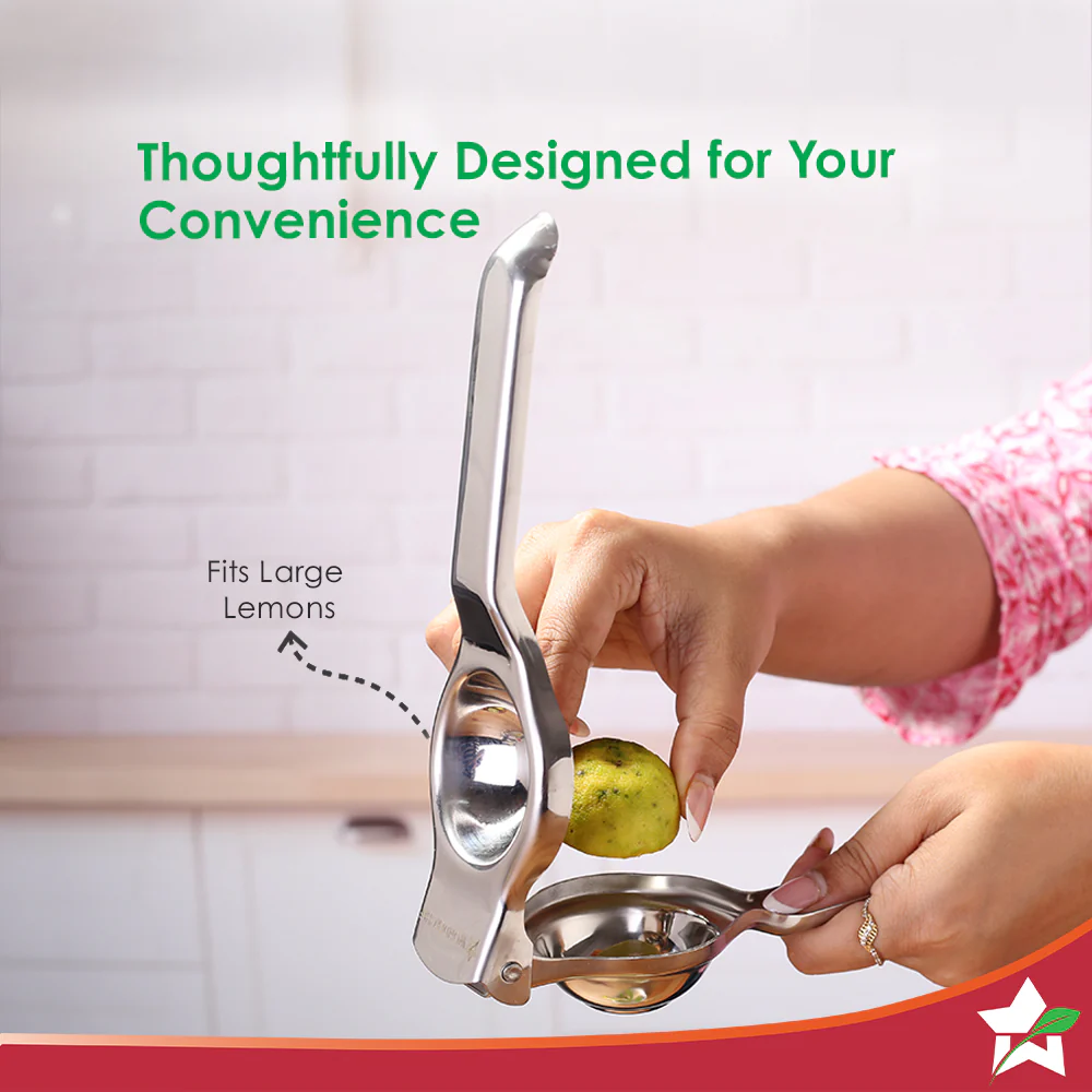 Ambrosia Lemon Squeezer with Bottle Opener | Food-grade Stainless-steel | Citrus Juicer | Kitchen Tool | Sturdy and Comfortable Grip | Compact Design | Dishwasher Safe | 1-Year Warranty - Image 5