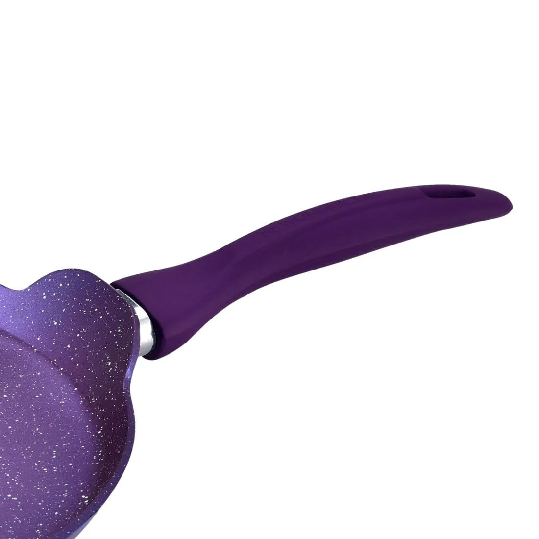 Wonderchef Renewed Blueberry Aluminium 24cm Wok | Non-Stick| Induction Friendly Cookware | Soft Touch Handle | Pure Grade Aluminium | PFOA Free - Image 4