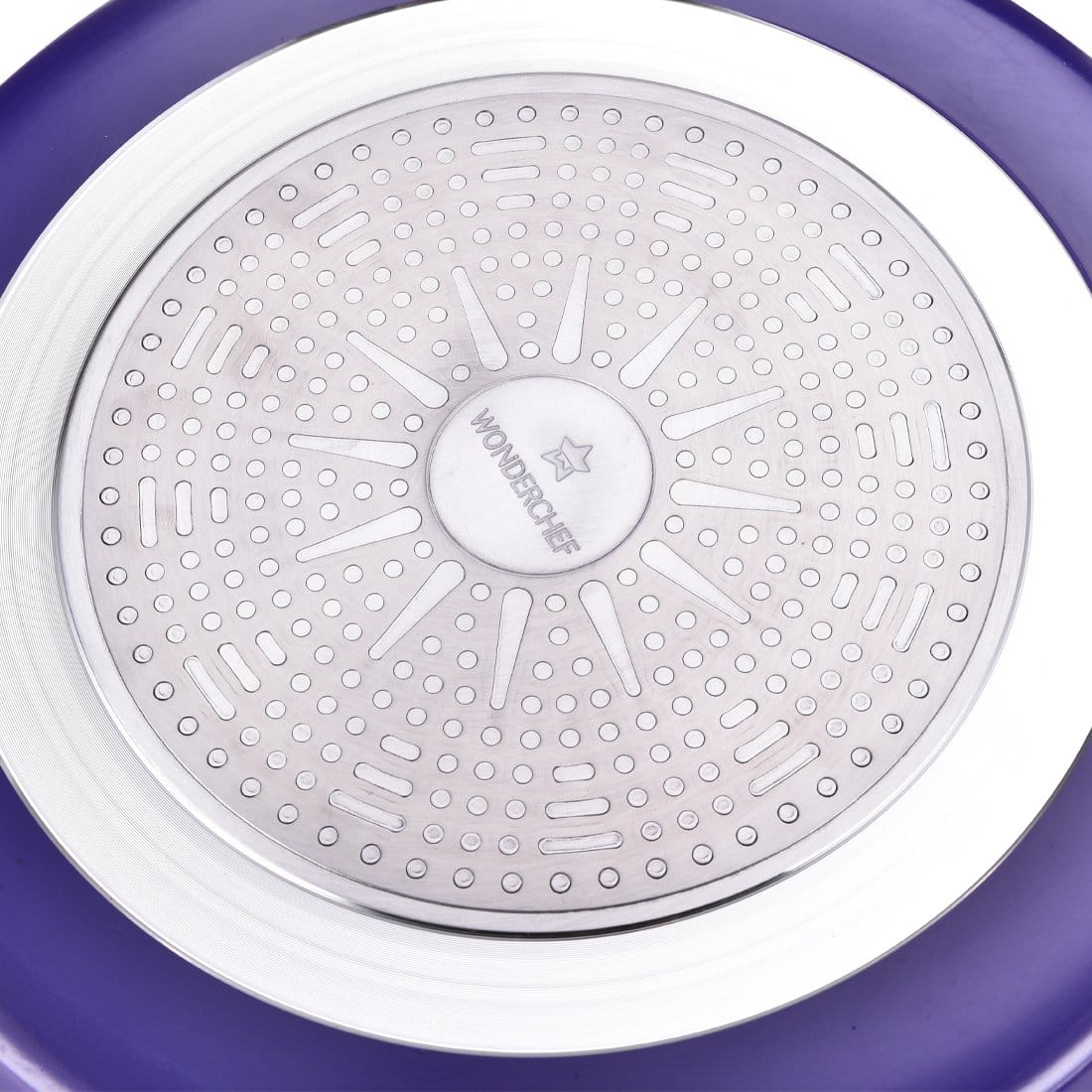 Wonderchef Renewed Blueberry Aluminium 28cm Dosa Tawa| Non-Stick | Induction Friendly Cookware | Soft Touch Handle | Pure Grade Aluminium | PFOA Free - Image 5