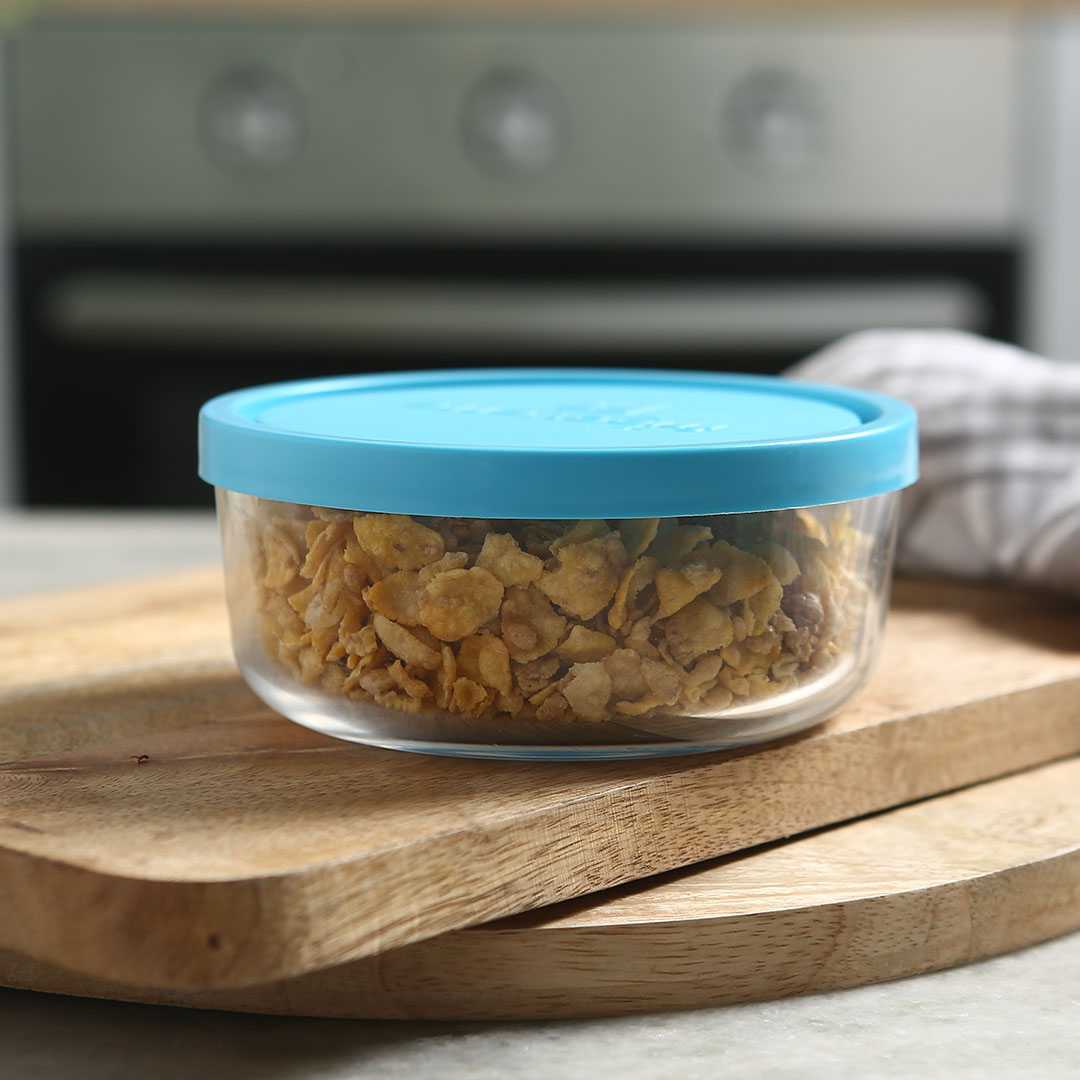 Bormioli Frigoverre 3 Pcs Set Round Glass Container - Image 5