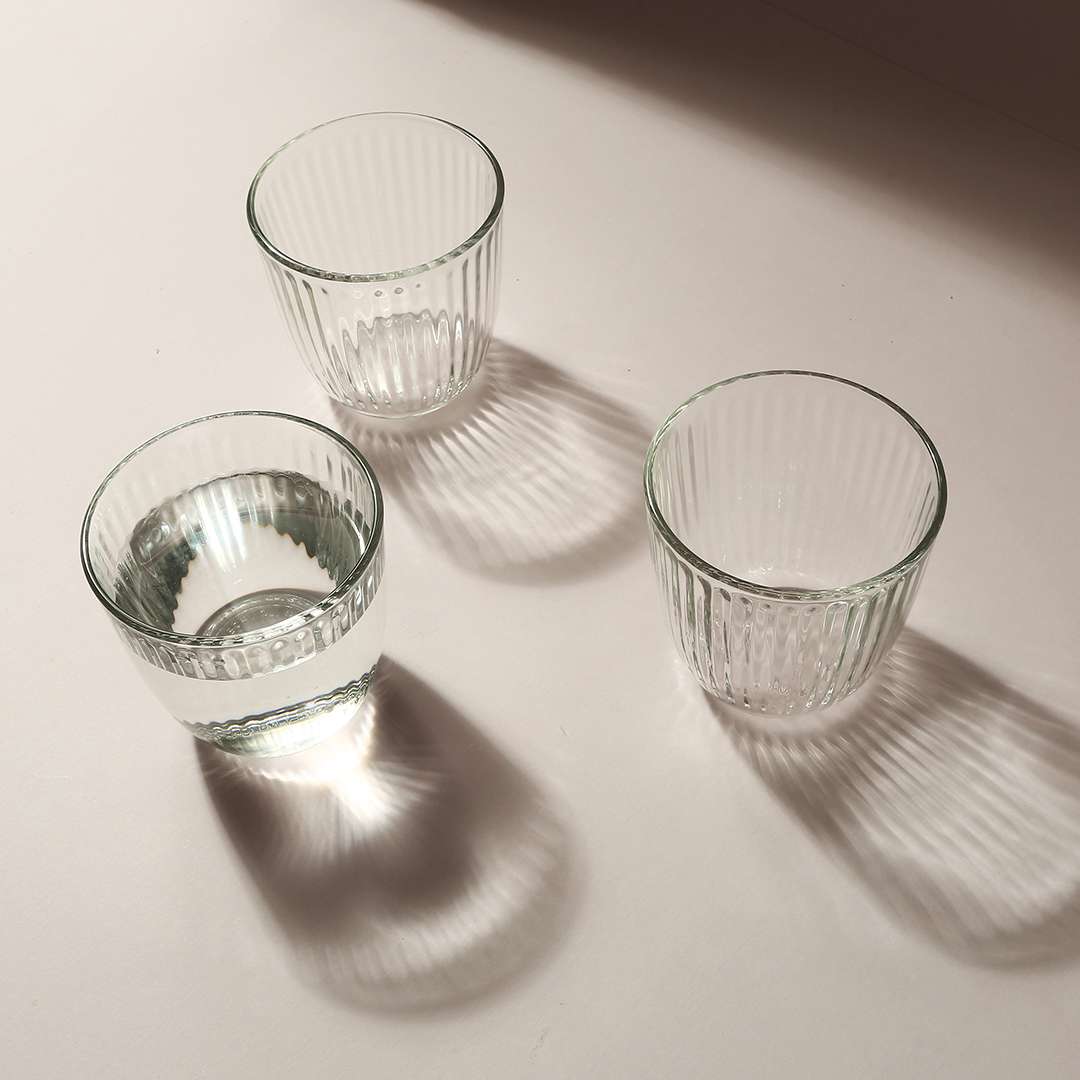 Bormioli Water Glass - Clear - 290 ML - Set of 6 - Image 2