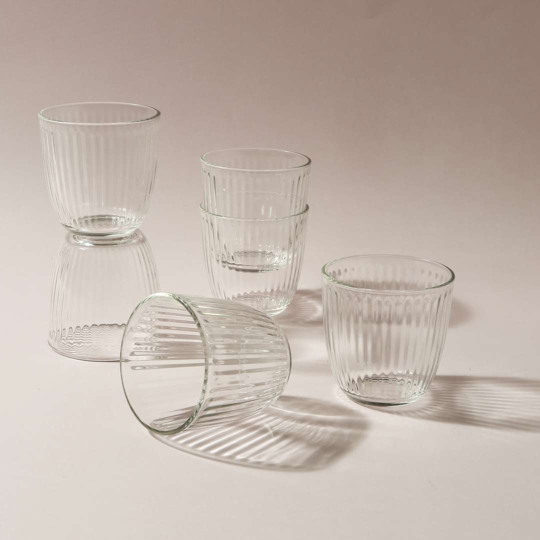 Bormioli Water Glass - Clear - 290 ML - Set of 6 - Image 3