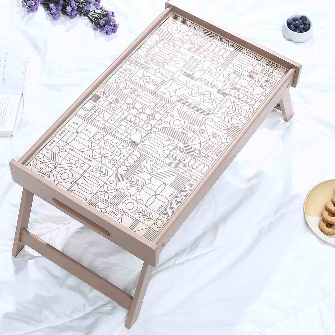 Casablanca Bed Tray Geometric Pattern - Image 3