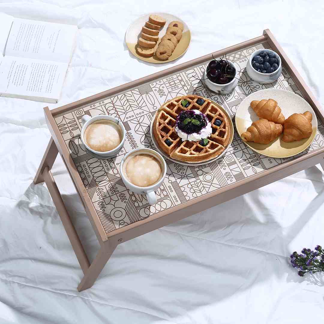 Casablanca Bed Tray Geometric Pattern - Image 5