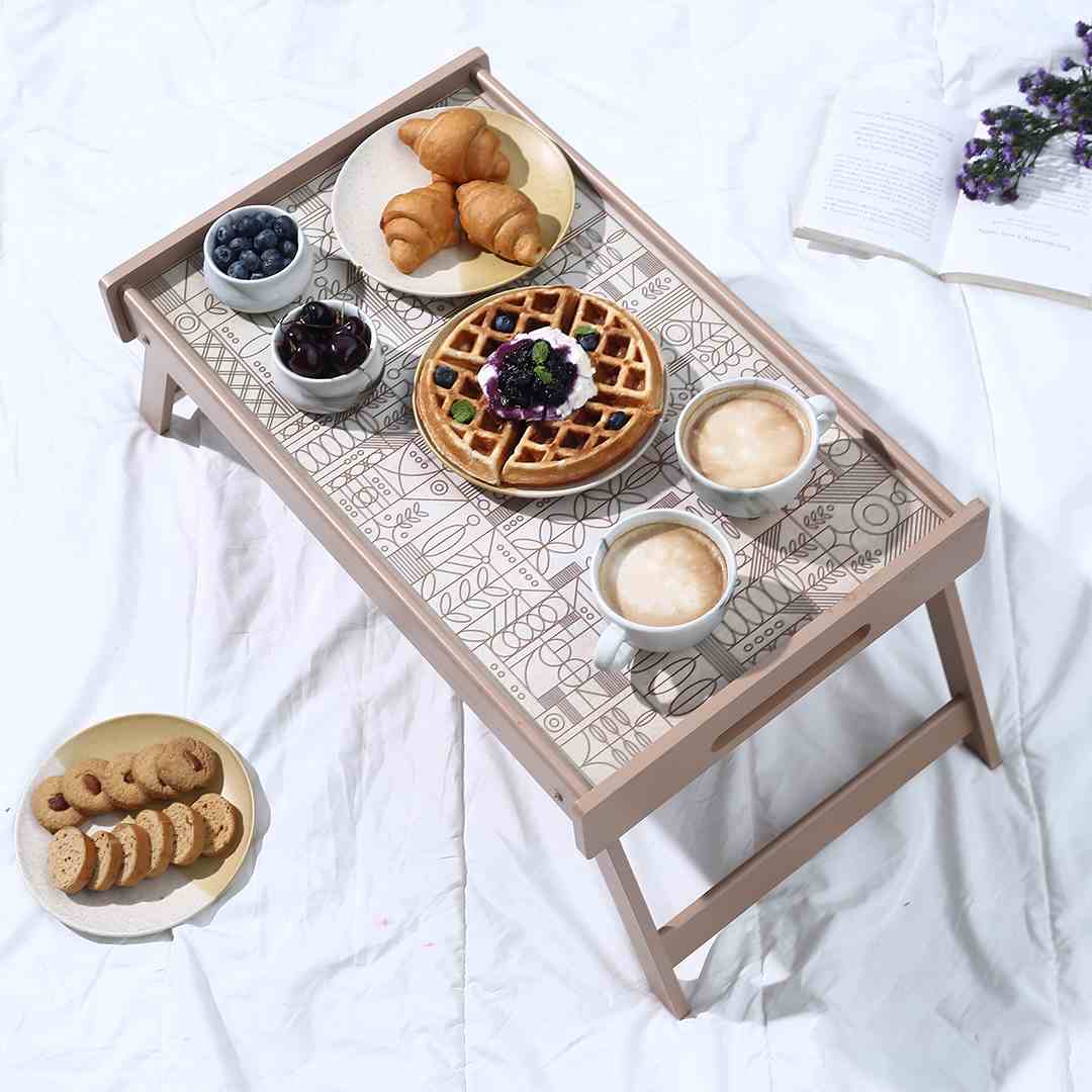 Casablanca Bed Tray Geometric Pattern - Image 6