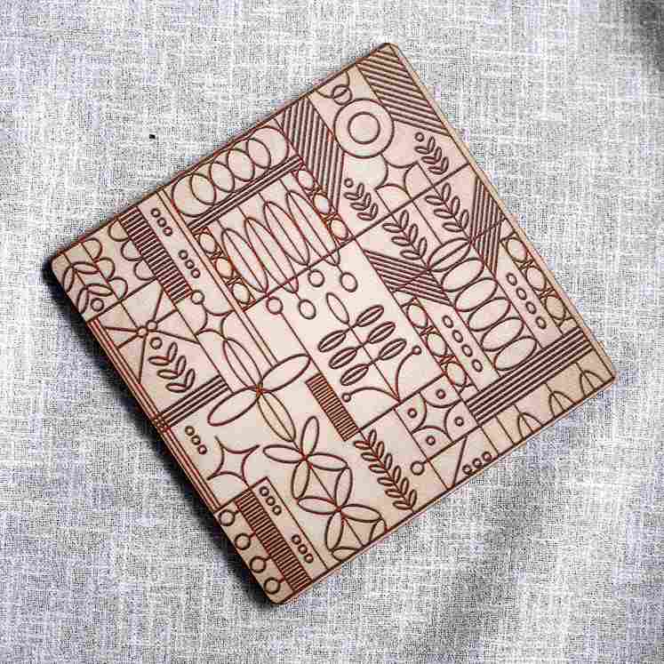 Casablanca Coaster Geometric Pattern - Set of 6 pcs - Image 4