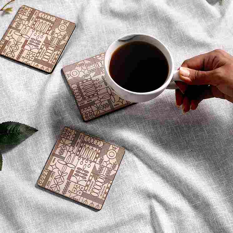 Casablanca Coaster Geometric Pattern - Set of 6 pcs - Image 7