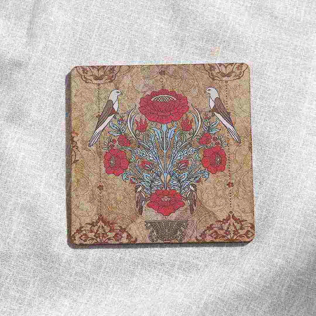 Casablanca Damask Motif Coaster - Set of 6 - Image 5