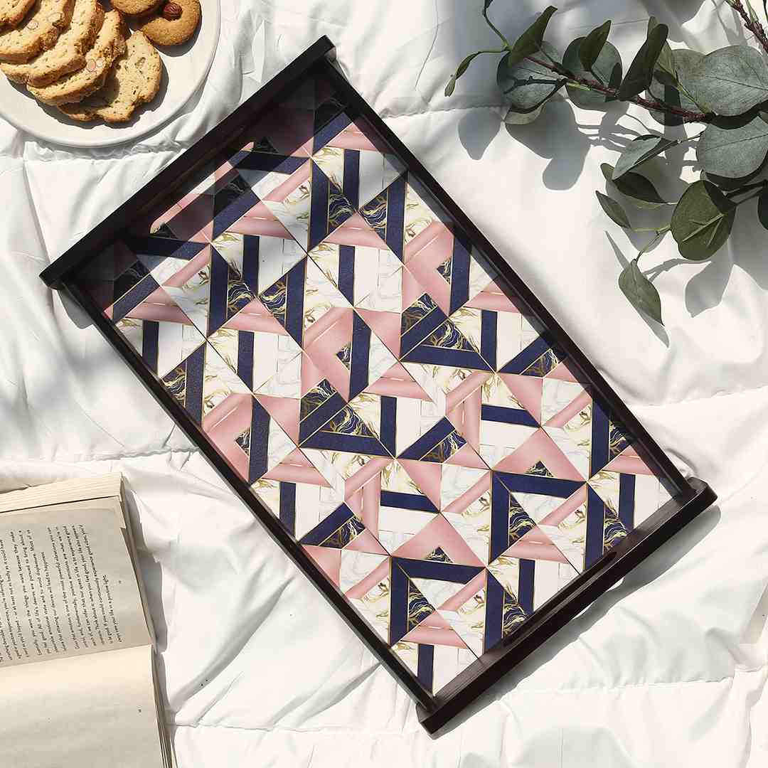Casablanca Marble Mosaic Tray - Medium - Image 7