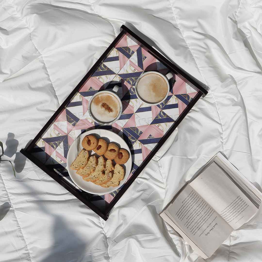 Casablanca Marble Mosaic Tray - Medium - Image 8