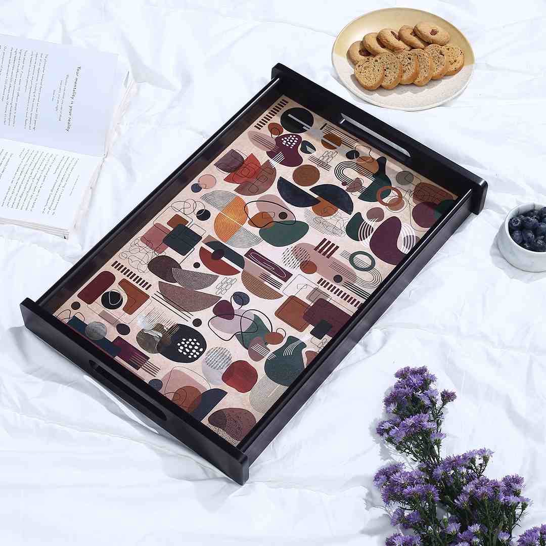Casablanca Tray Abstract Pattern - Large - Image 4