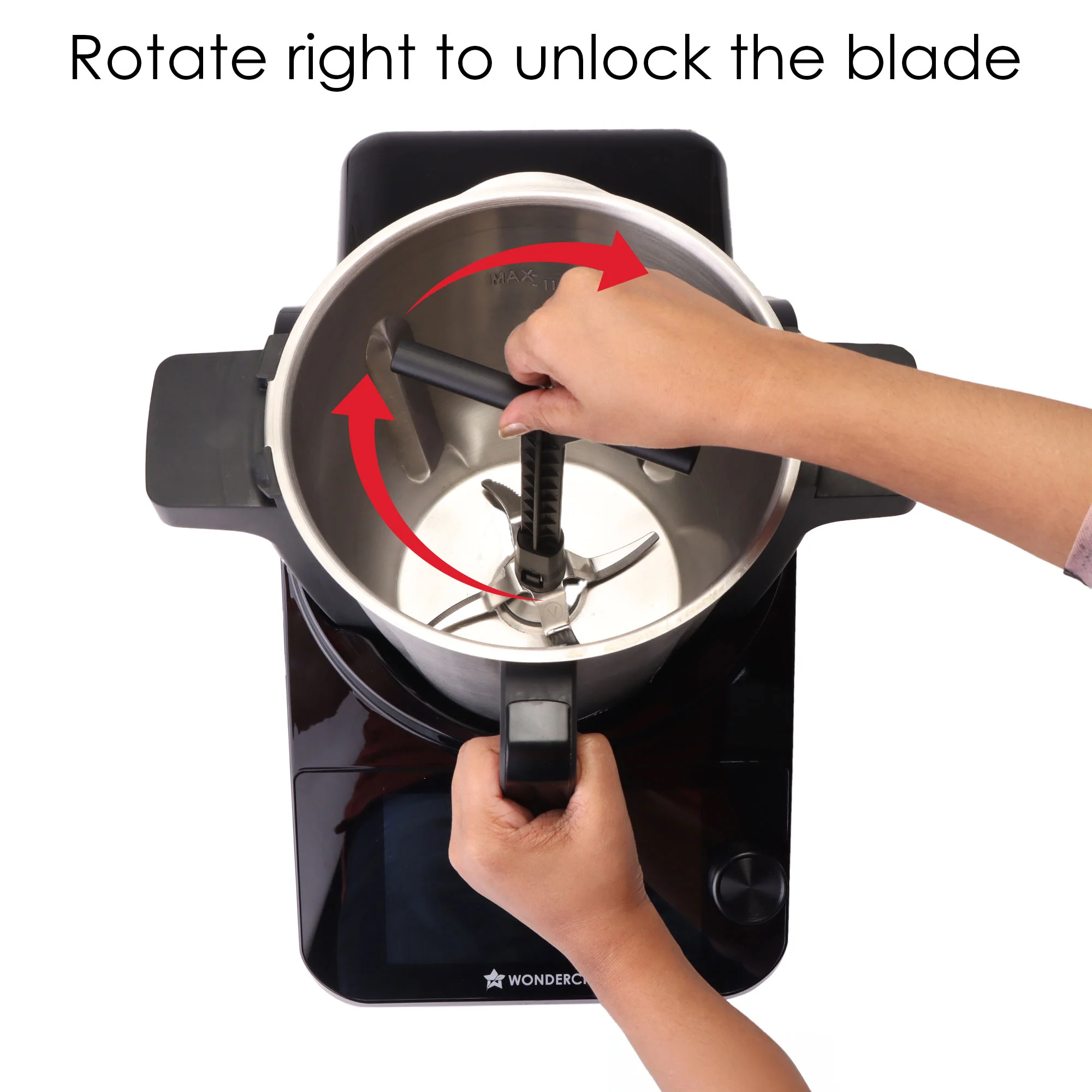 Chef Magic Blade Remover Spatula | Easy Attchment/Removal of Blade | For Saute Blade, Multifunction Blade, Kneading Blade - Image 3