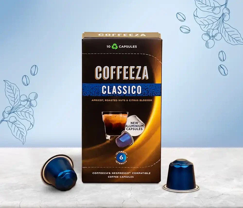 Coffeeza Classico 100% Arabica Aluminium Coffee Capsules