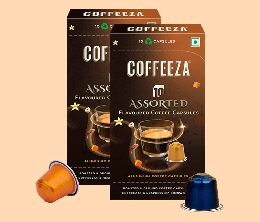 Coffeeza Flavoured Assorted Box of 10 Coffee Capsules – Hazelnut, Caramel, Belgian Chocolate, and Vanilla - Image 6