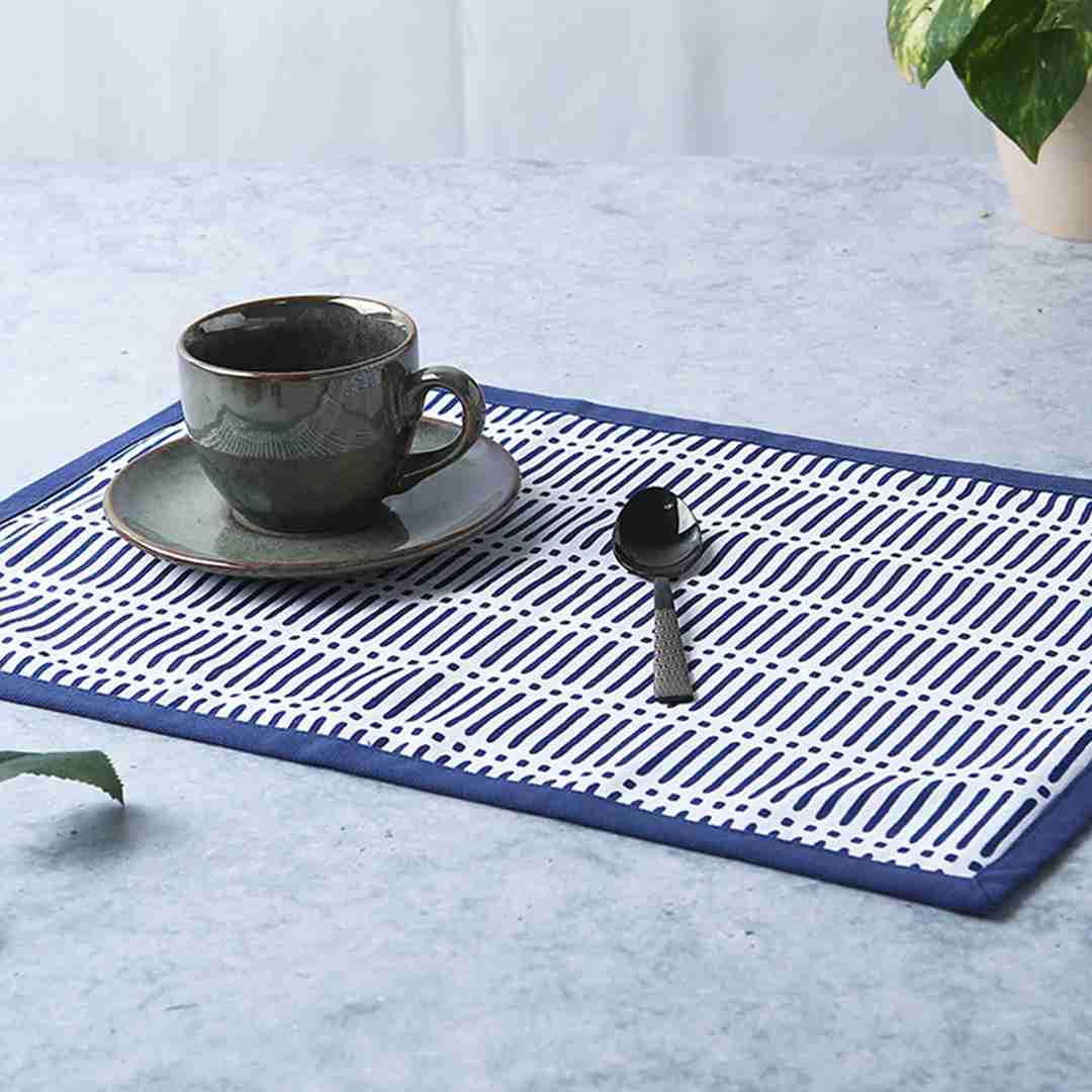 Como Table mats - Blue (Set of 6) - Image 3