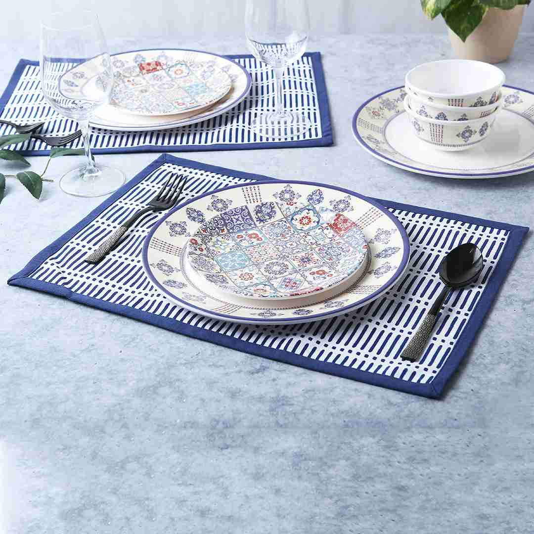 Como Table mats - Blue (Set of 6) - Image 5