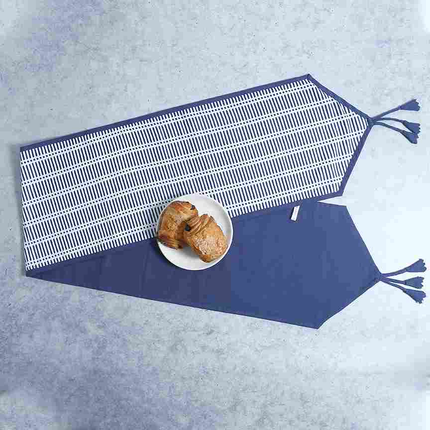 Como Table runner - Blue - Image 7