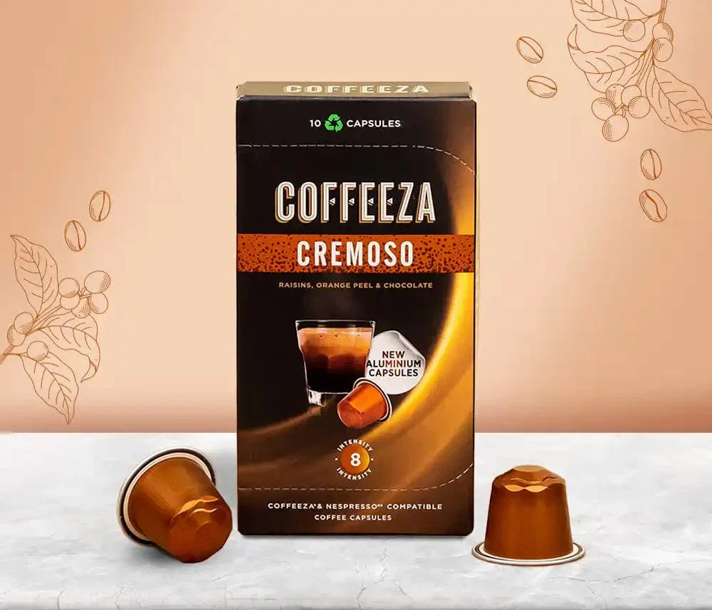 Coffeeza Cremoso Aluminium Coffee Capsules