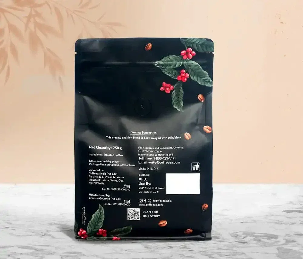 Coffeeza Cremoso Specialty "AA" Ground Coffee - Image 3