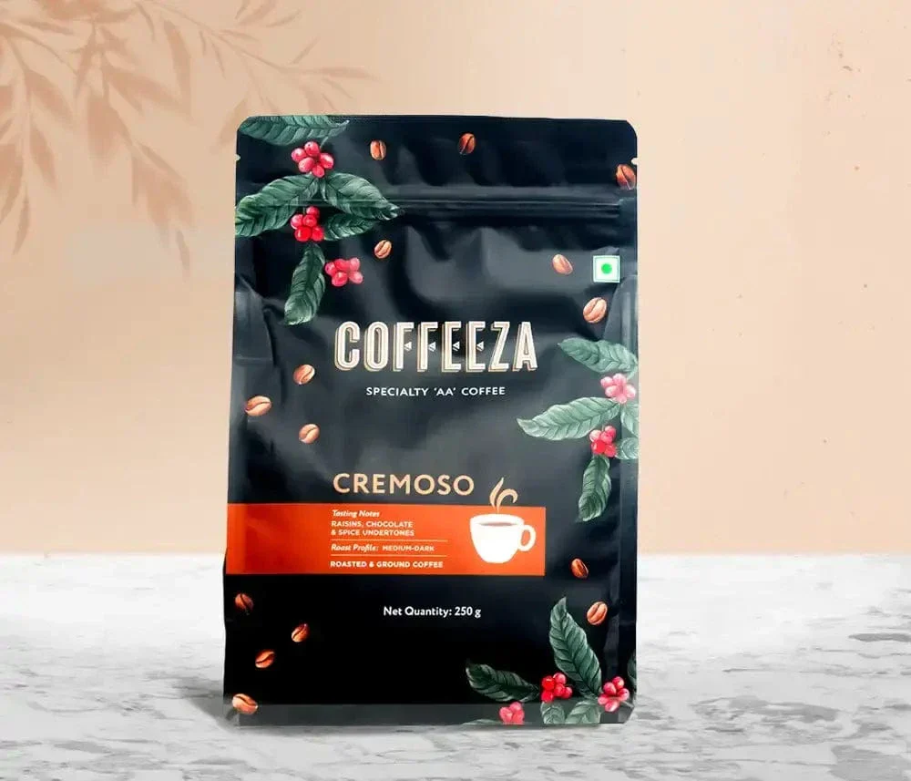 Coffeeza Cremoso Specialty "AA" Ground Coffee - Image 4