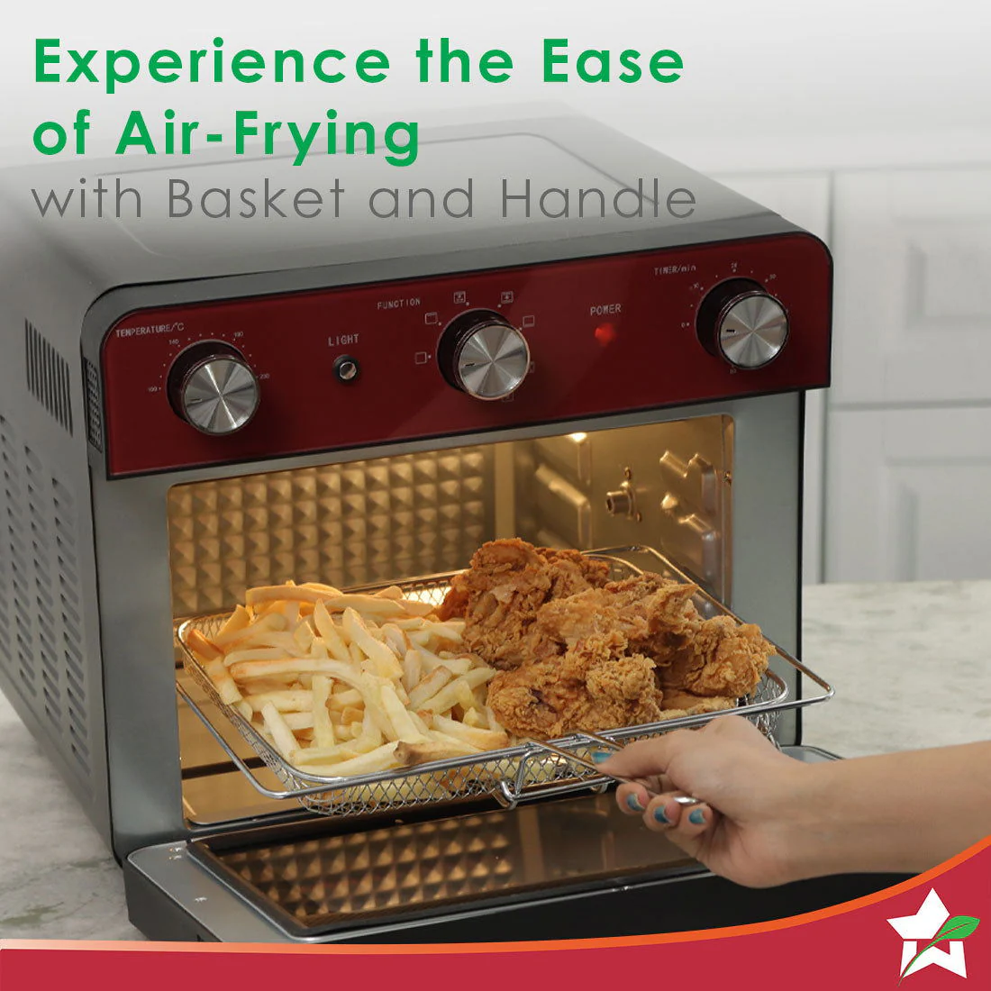 Crimson Edge Air Fryer Oven 23L - Image 4