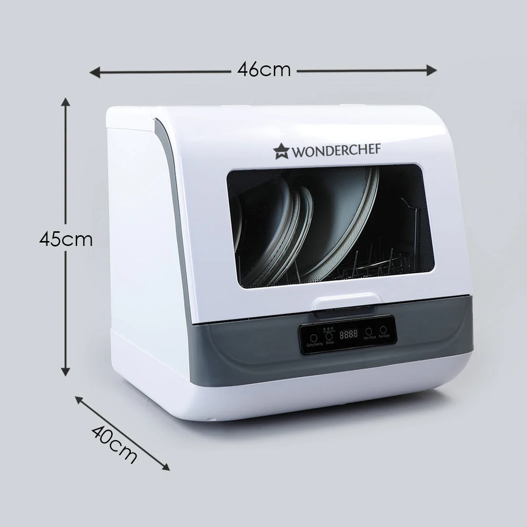 CounterTop Dishwasher, 1250W, 72°C High Temperature Sterilization, 360°Double Spray, Effective Drying System, Portable, 9L - Image 11
