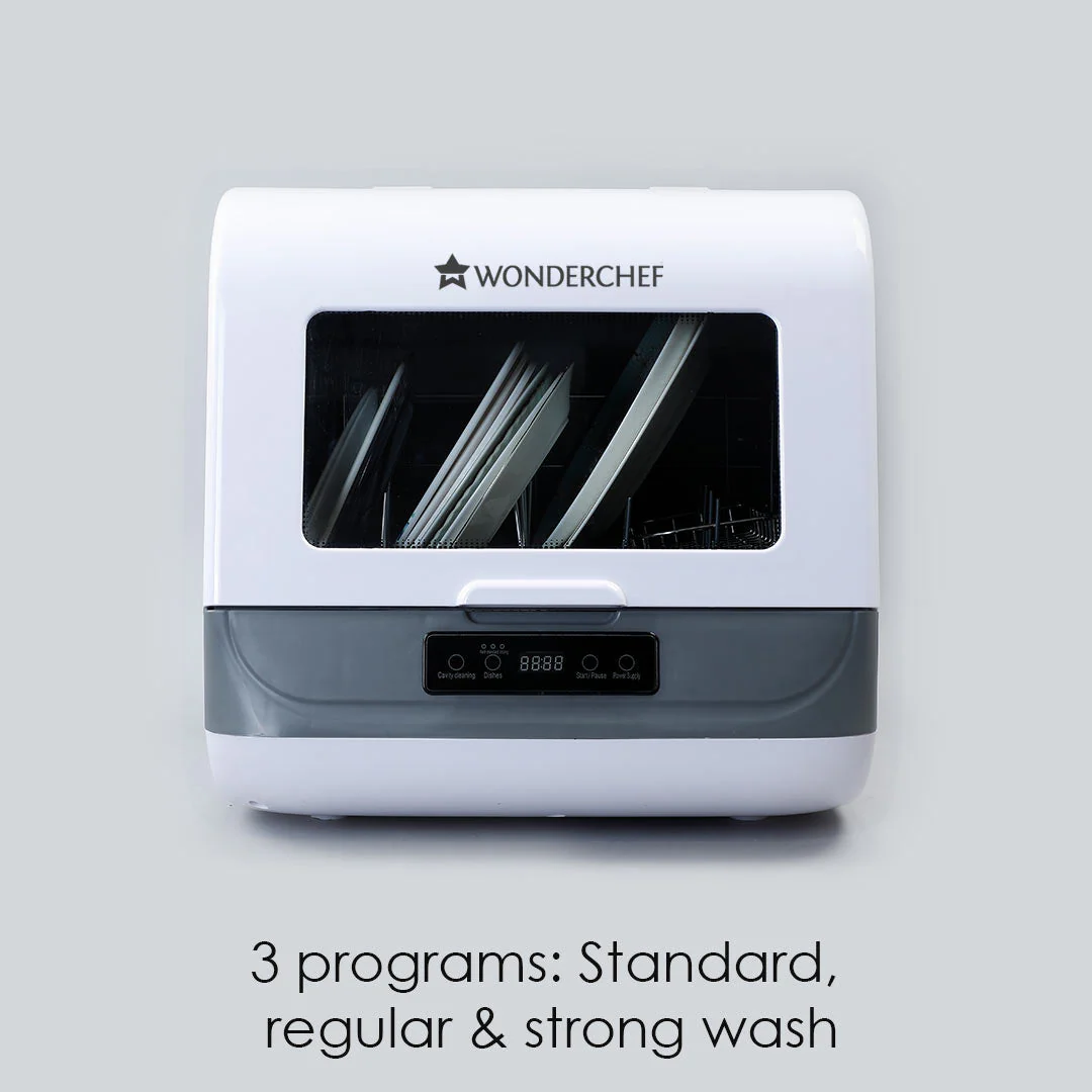 CounterTop Dishwasher, 1250W, 72°C High Temperature Sterilization, 360°Double Spray, Effective Drying System, Portable, 9L - Image 9