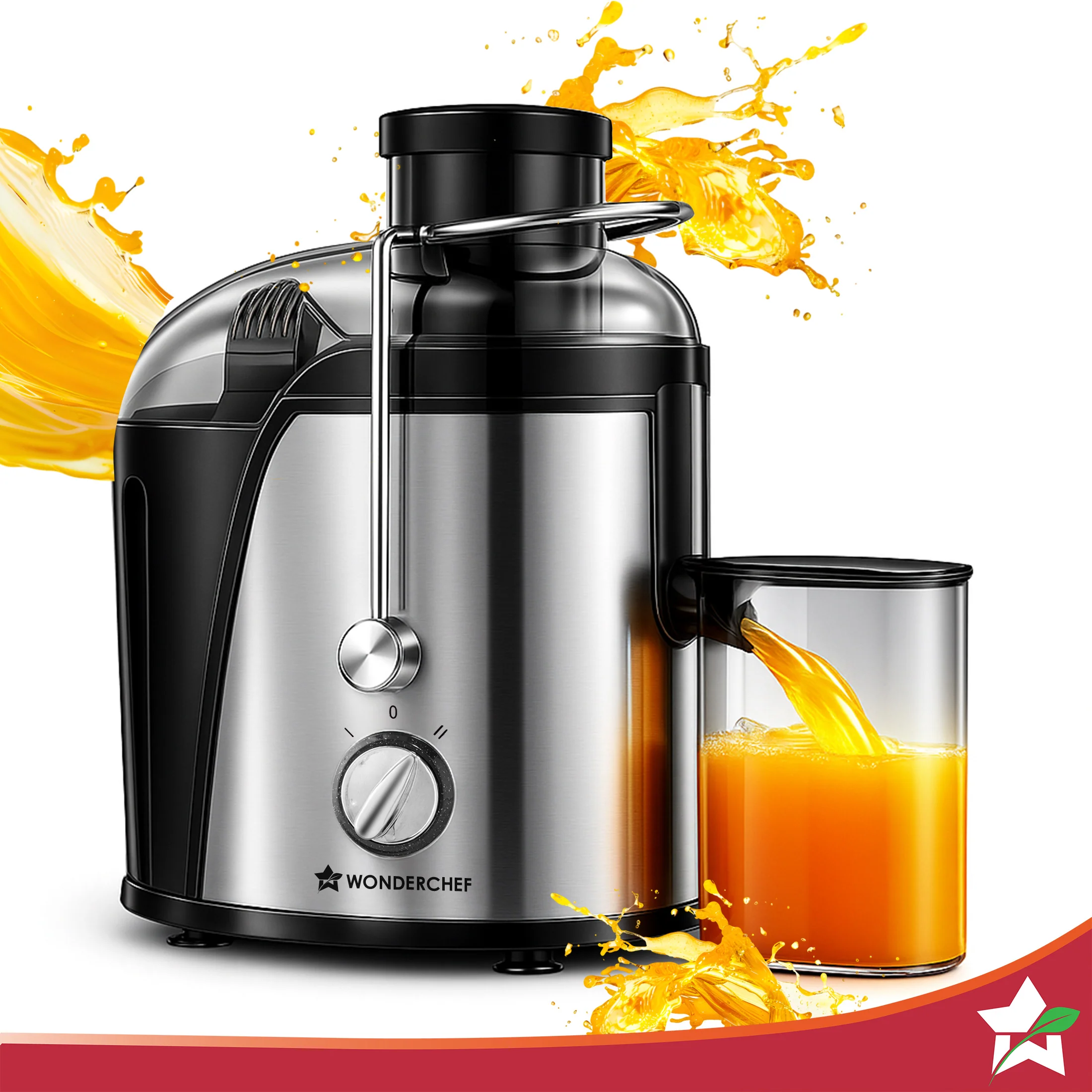 Wellness Essentials | Venezia Centrifugal Juicer for Home, LUXE Multicook Stainless Steel 1.2 L Electric Kettle, Sanjeev Kapoor Tandoor Family Size Plus - Image 2
