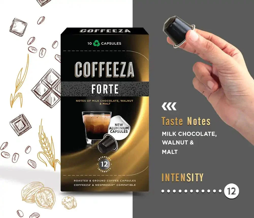 Coffeeza Forte Aluminium Coffee Capsules - Image 2