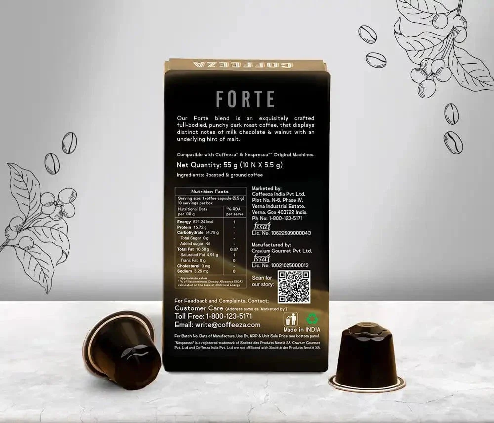 Coffeeza Forte Aluminium Coffee Capsules - Image 4