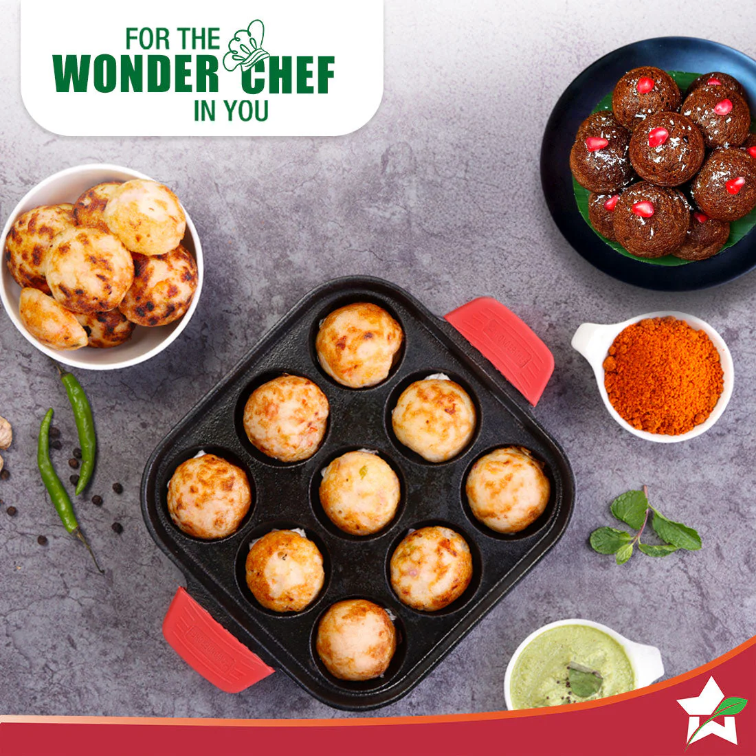 Forza Cast-iron Paniyarakal | Square | Made from Heavy-duty Cast-iron | For Paniyarams, Bondas | Naturally Non-stick | Uniform Heating, Slow Cooking | Chemical-free | Lifetime Warranty - Image 8