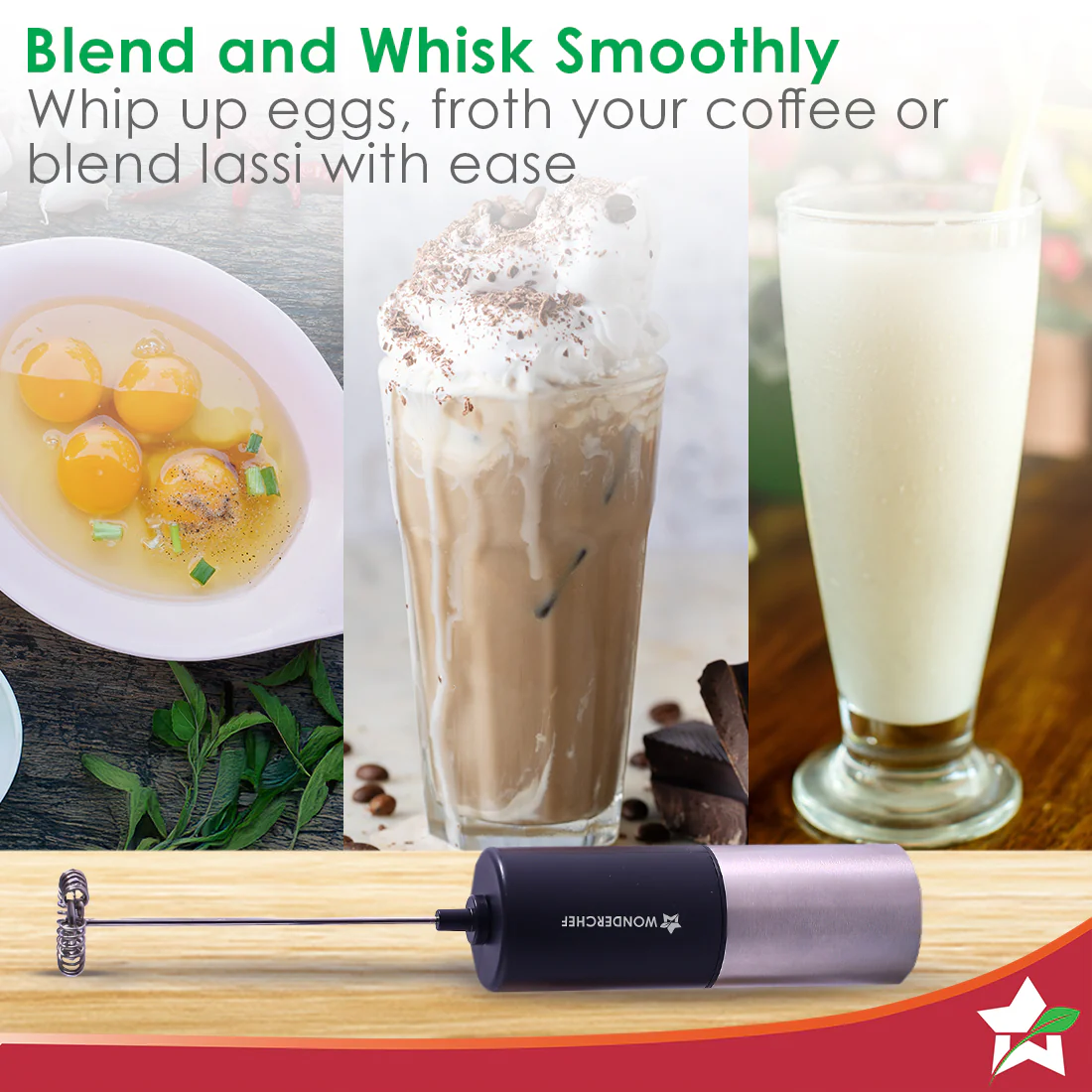 French Press Coffee Maker & Milk Frother Gift Combo | Brew in 3 Mins | Heat Resistant Borosilicate Glass Carafe | Battery-Operated Frother for Coffee, Hot Chocolate, etc. - Image 6