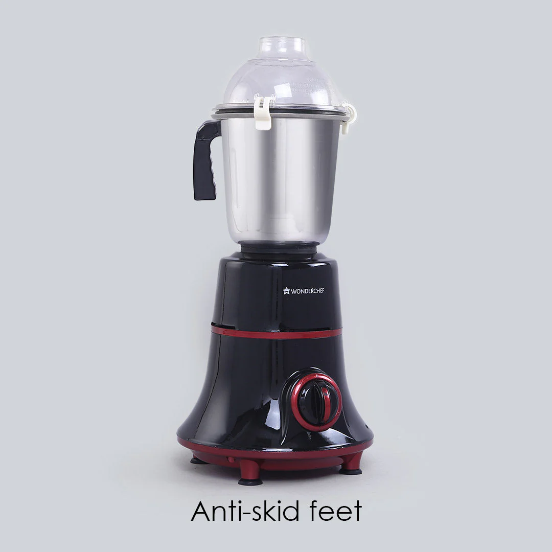 Glory Mixer Grinder, 750 W with 4 Stainless Steel Jars and Anti-rust Stainless Steel Blades, Ergonomic Handles, 5 Years Warranty on Motor - Image 8