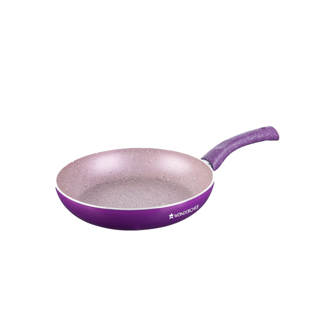 Granite 24 cm Non-Stick Fry Pan | 1.8L | Purple | 5 Layer PFOA Free Non-Stick Coating | Compatible with Hot Plate, Hobs, Gas Stove, Ceramic Plate and Induction cooktop | 2 Year Warranty - Image 4