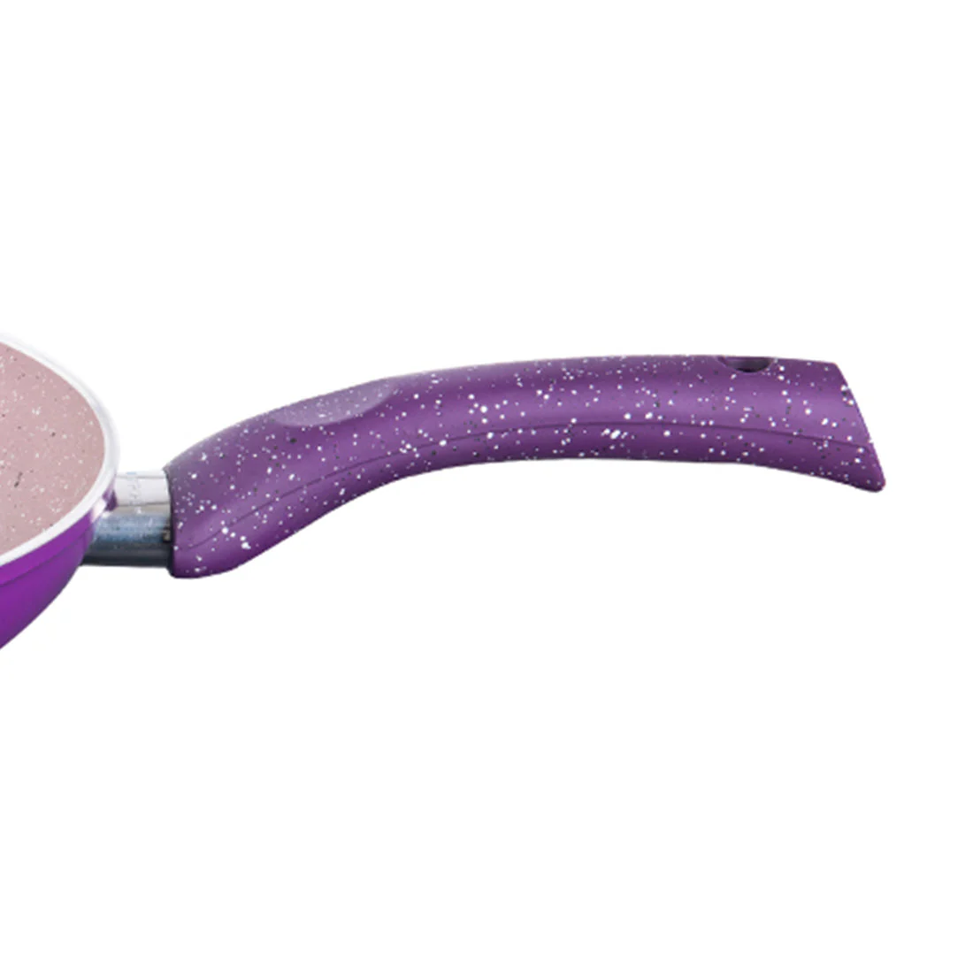 Granite 24 cm Non-Stick Fry Pan | 1.8L | Purple | 5 Layer PFOA Free Non-Stick Coating | Compatible with Hot Plate, Hobs, Gas Stove, Ceramic Plate and Induction cooktop | 2 Year Warranty - Image 5