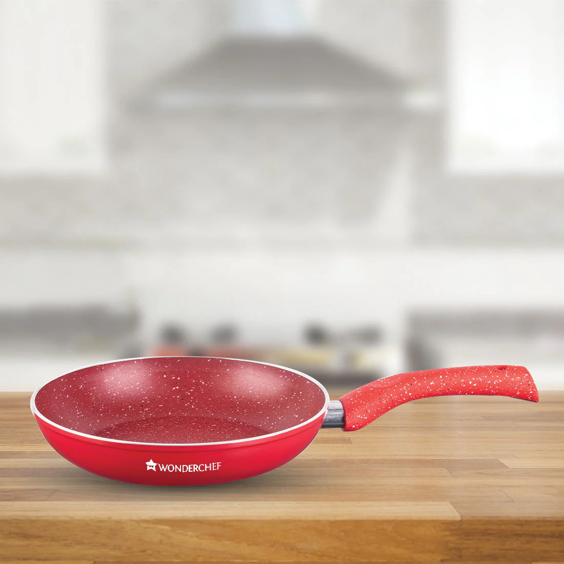 Granite 24 cm Non-Stick Fry Pan | 1.8 L | Purple | 5 Layer PFOA Free Non-stick Coating | Compatible on Hot Plate, Hobs, Gas Stove, Ceramic Plate and Induction cooktop | 2 Years Warranty - Image 4
