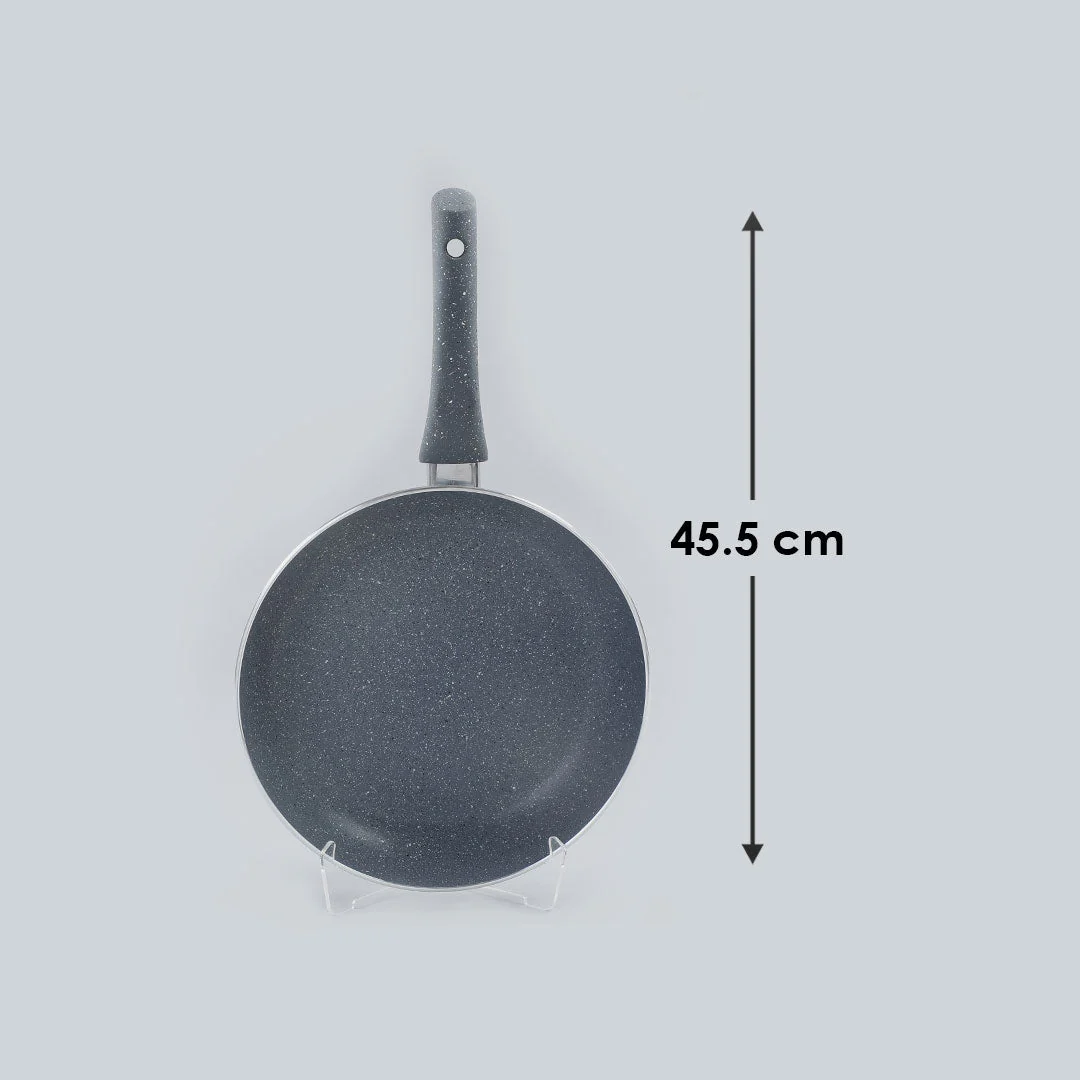 Wonderchef Renewed Granite 26cm Non-Stick Fry Pan | 2L | 5 Layer PFOA Free Non-Stick Coating | Compatible with Hot Plate, Hobs, Gas Stove, Ceramic Plate and Induction Cooktop - Image 5