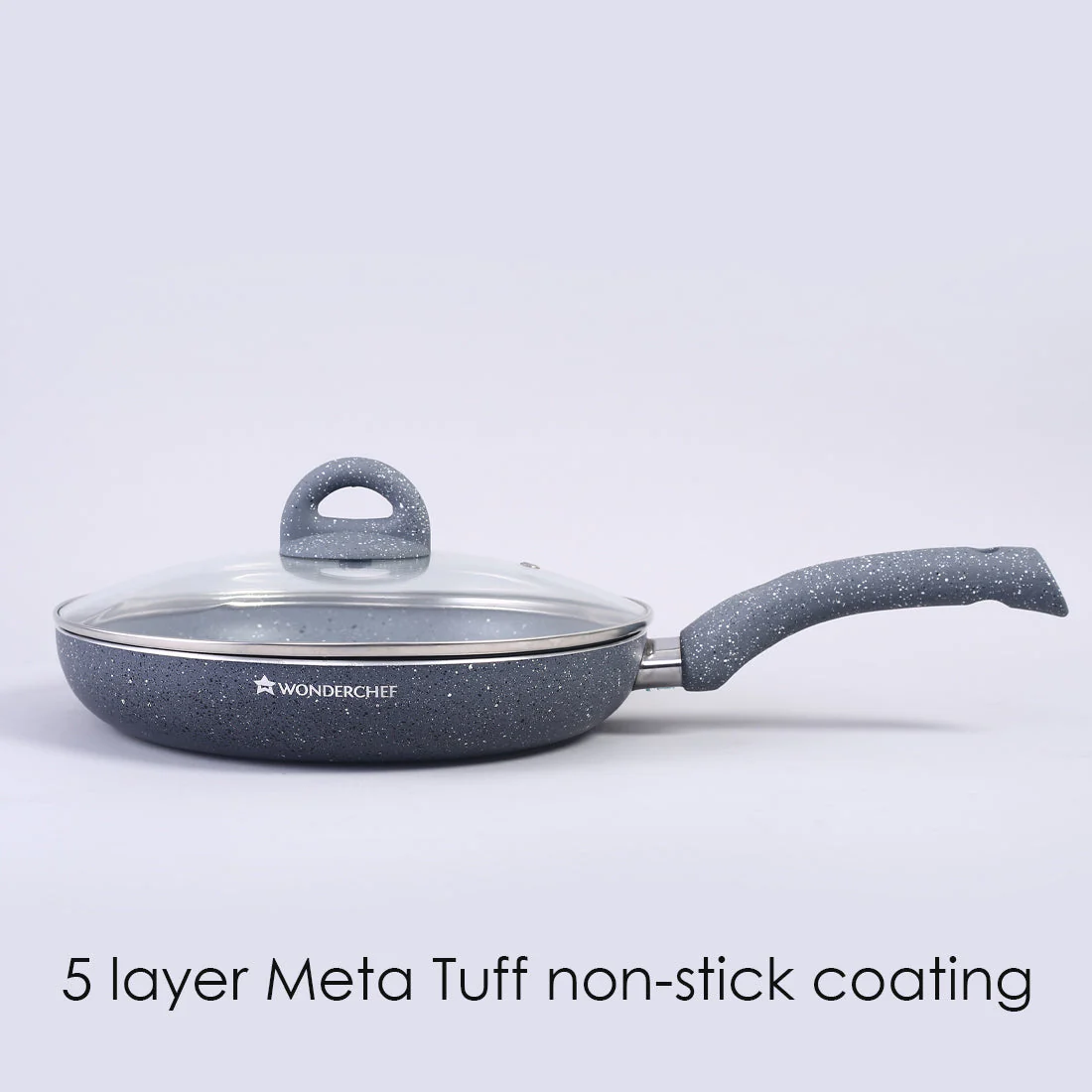 Granite 3 Pc Cookware Set with Lid, Non Stick, 2 Years Warranty - Image 6