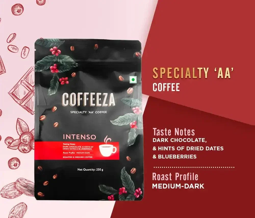 Coffeeza Intenso Specialty "AA" Ground Coffee - Image 2