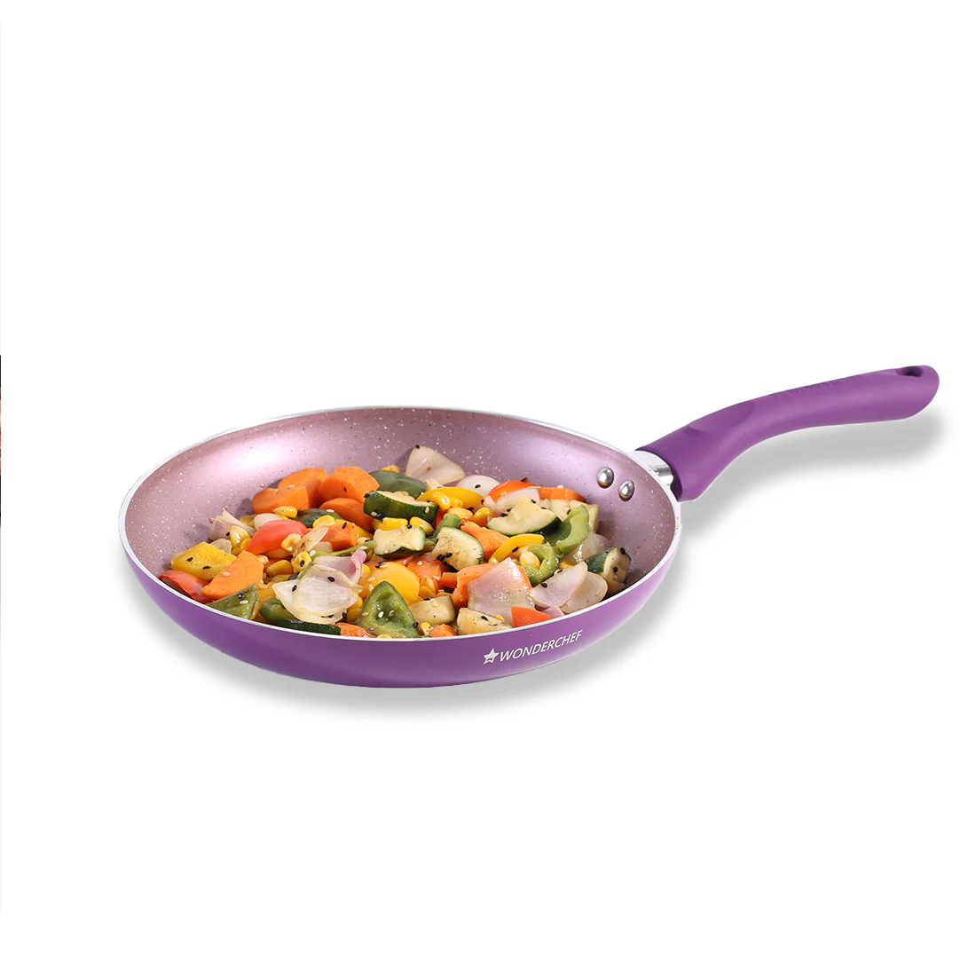 Wonderchef Renewed Milano 24cm Fry Pan | Meta Tuff Non-Stick Coating | Pure Grade Aluminum - Image 3