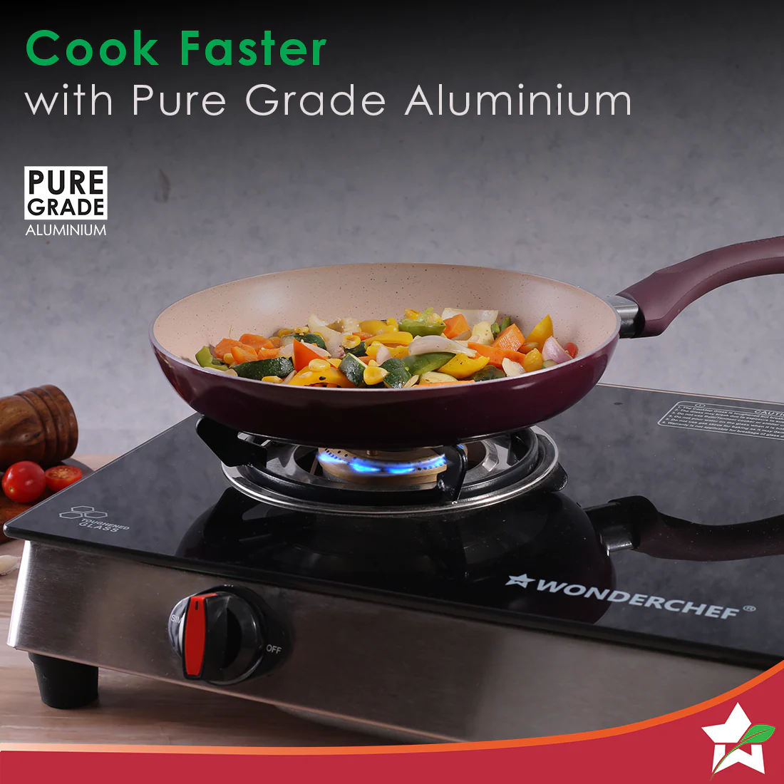 Wonderchef Renewed Milano 24cm Fry Pan | Meta Tuff Non-Stick Coating | Pure Grade Aluminum - Image 7