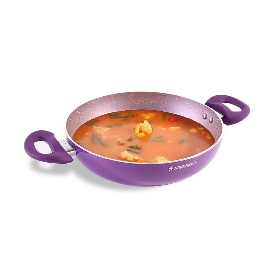 Wonderchef Renewed Milano 24cm Kadhai (without Lid) | Meta Tuff Non-Stick Coating | Pure Grade Aluminum - Image 3