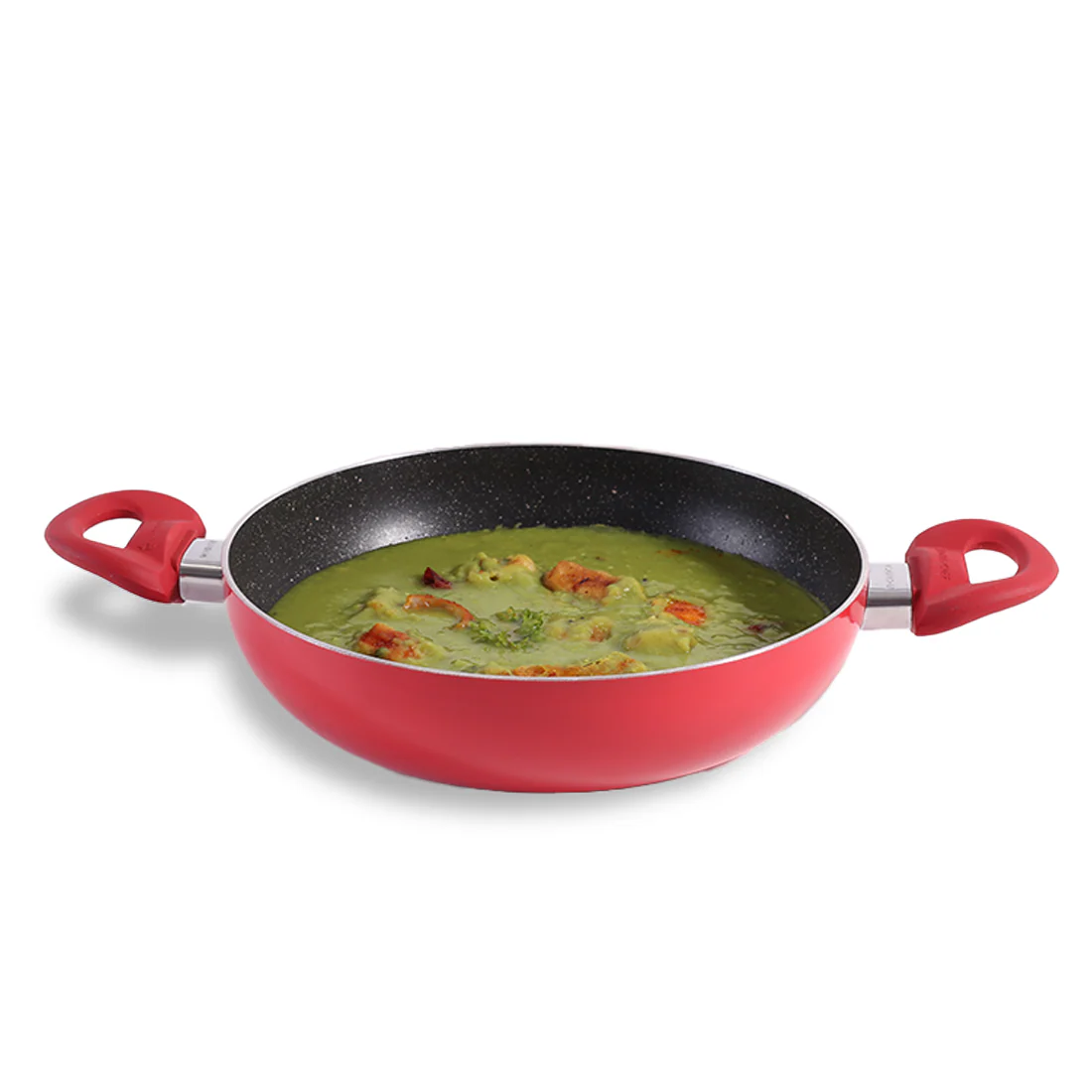 Wonderchef Renewed Milano 24cm Kadhai (without Lid) | Meta Tuff Non-Stick Coating | Pure Grade Aluminum - Image 4