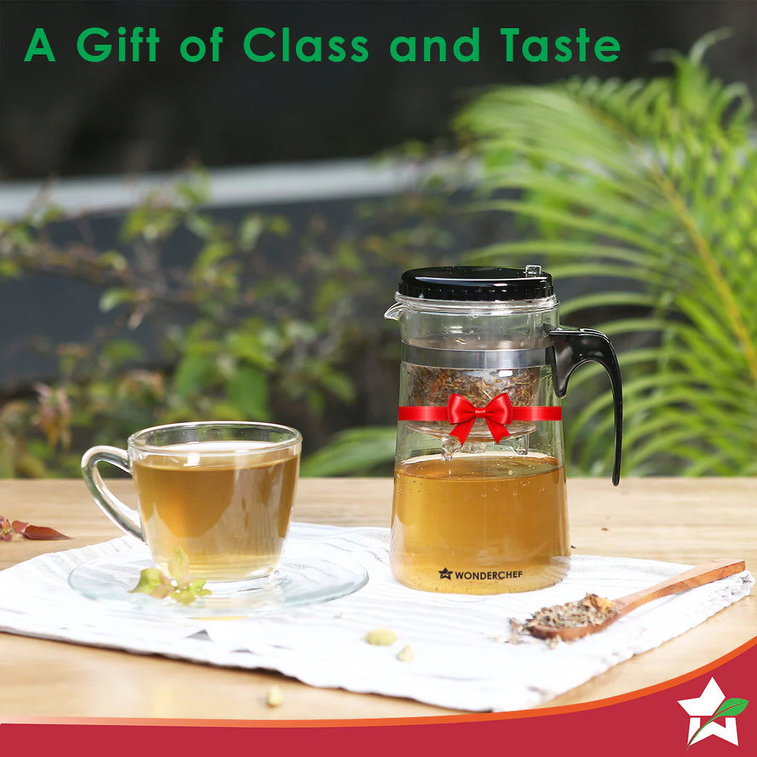 Misaki Tea Infuser, Borosilicate glass, Stainless Steel infuser, Perfect Green Tea - Image 6