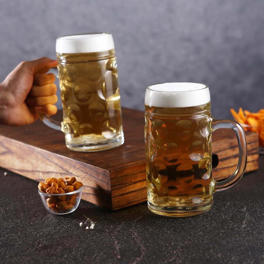 Modena Beer Mug 500 Ml (Set Of 2) - Image 3