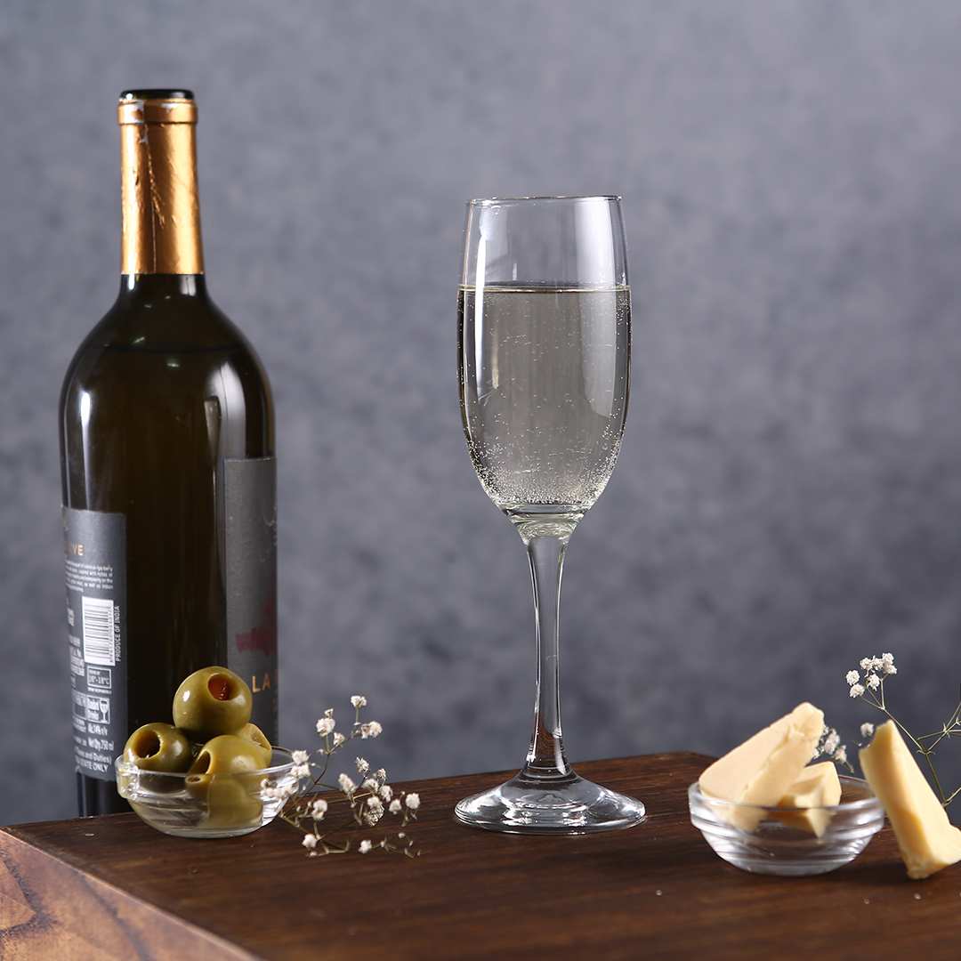 Modena Champagne Flute Glass 190 Ml (Set Of 6) - Image 4