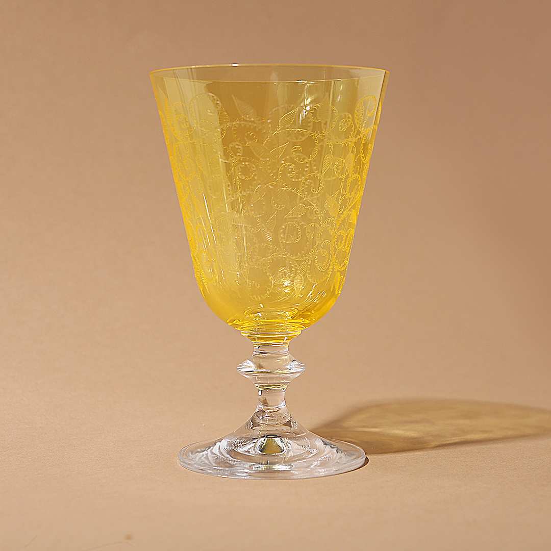 Modena Water Glass Yellow 350 ml (Set of 6) - Image 6