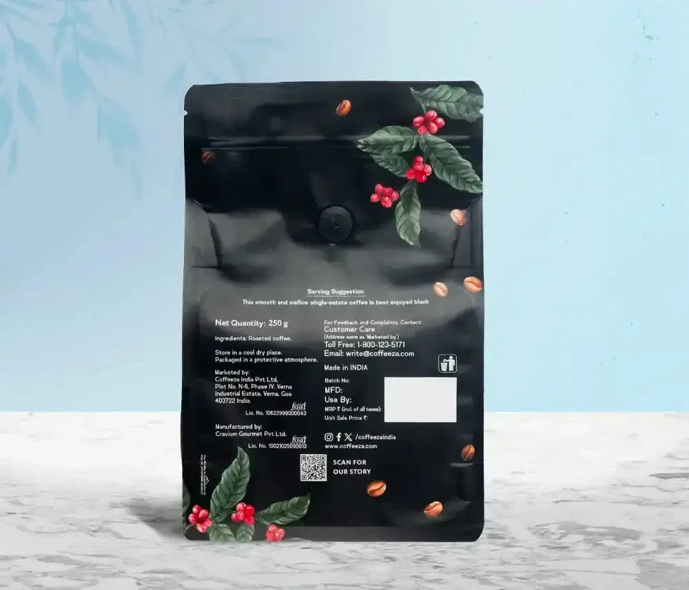 Coffeeza Monsooned Malabar Ground Coffee - AA Arabica Coffee - Image 3