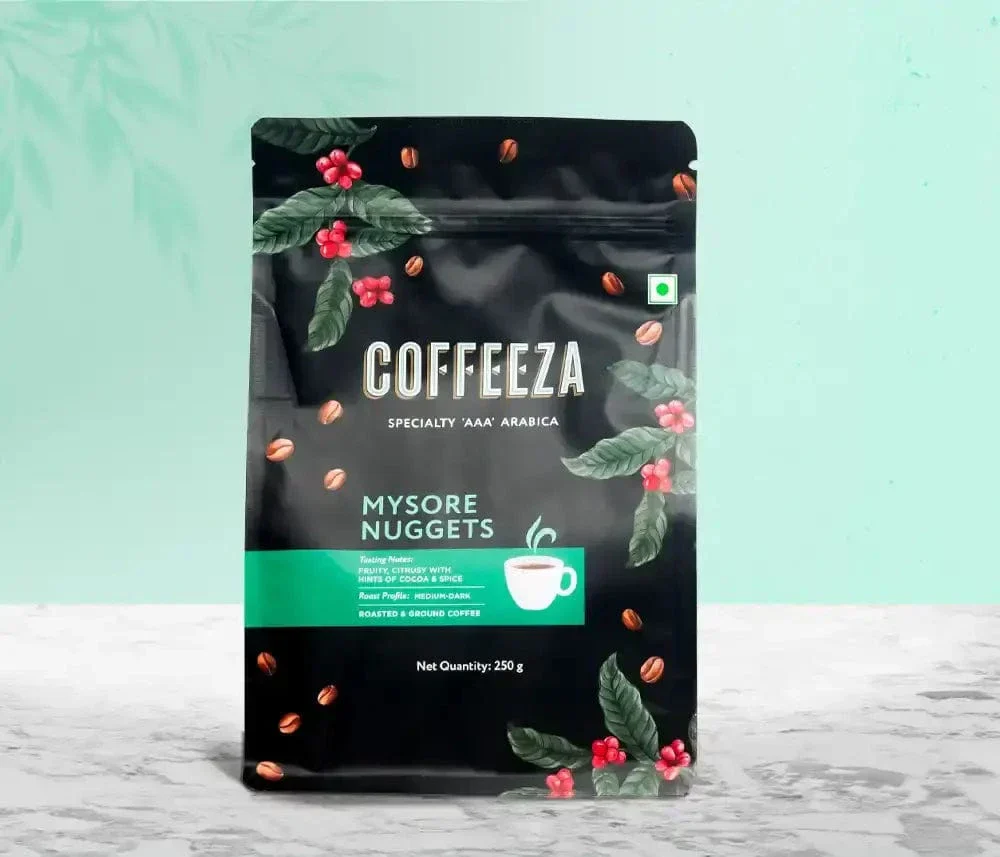 Coffeeza Mysore Nuggets Ground Coffee - Specialty Coffee - Image 4